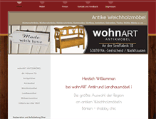 Tablet Screenshot of antik-furniture.de